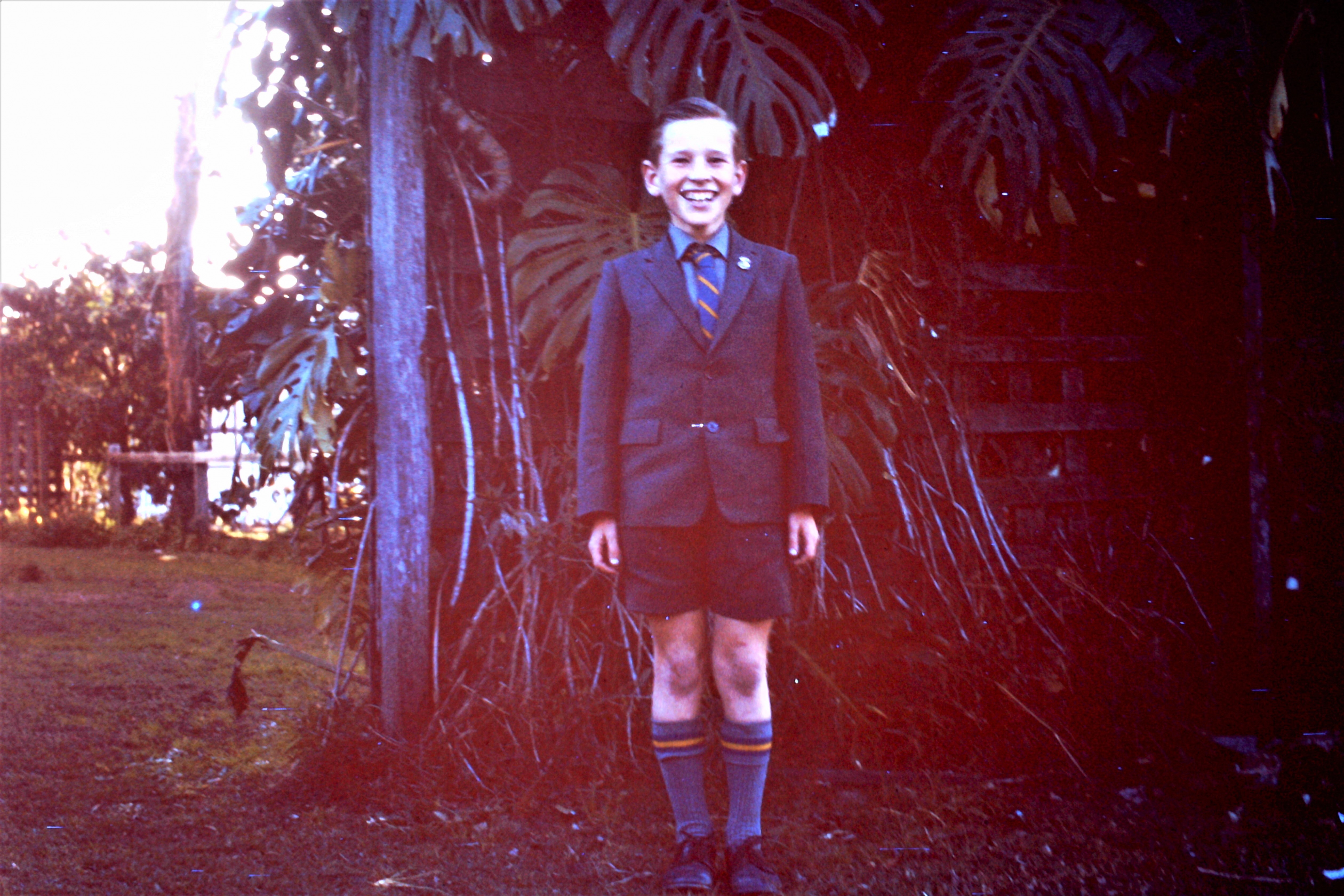 66 Mike School Uniform - Backyard